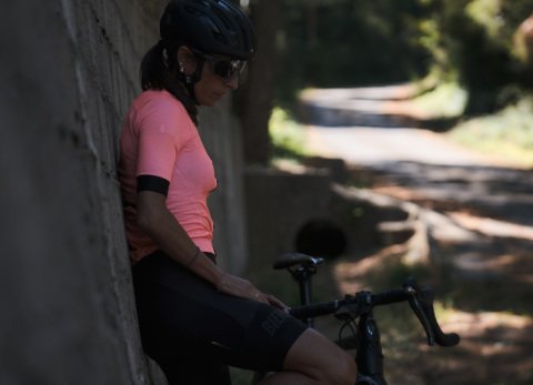Women Signature³ Neon Mesh Jersey Bitterweet