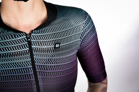 Women Technical Jersey Electric Grid