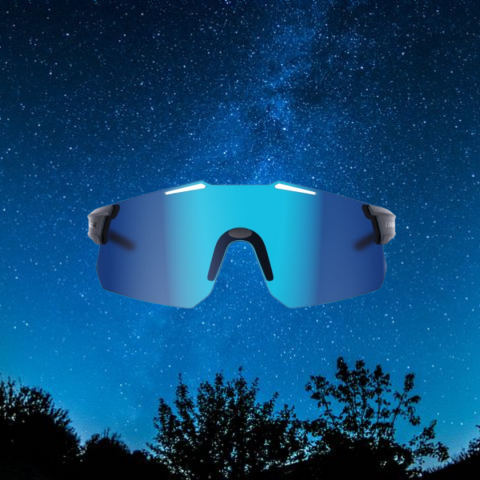 Limar Theros Bisiklet Gözlüğü Matt Titanium Blue