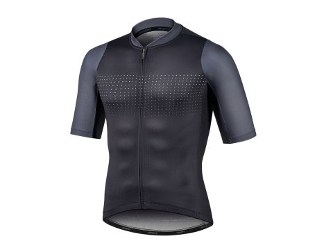 Podium Jersey | Bisiklet Forması BLACK/GRAY - XS