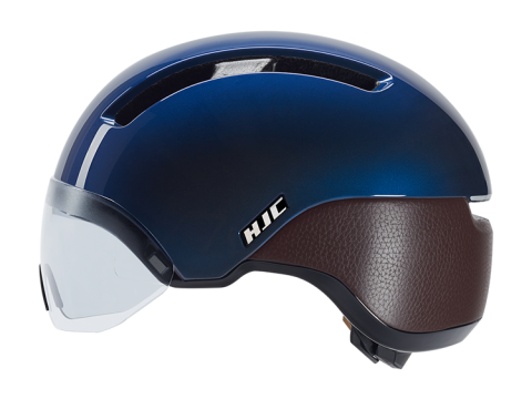 HJC Calido Plus Kask Metal Navy Brown - M