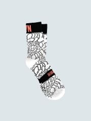 SYN Cotton Design Lab Socks White-Black | Çorap