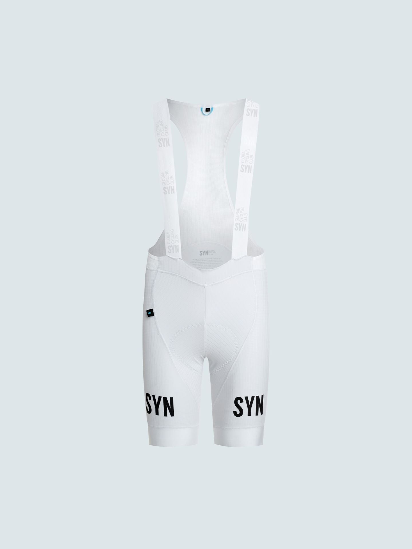 SYN Men's Pro Bib Shorts White | Erkek Tayt