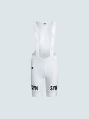 SYN Men's Pro Bib Shorts White | Erkek Tayt