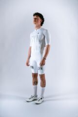 SYN Men's Pro Bib Shorts White | Erkek Tayt