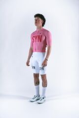 SYN Men's Pro Bib Shorts White | Erkek Tayt